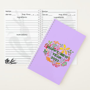 PERSONALIZED HAPPY NEW YEAR 20XX NOTEBOOK