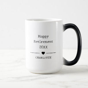 Personalized Happy Retirement Officially Retired  Magic Mug