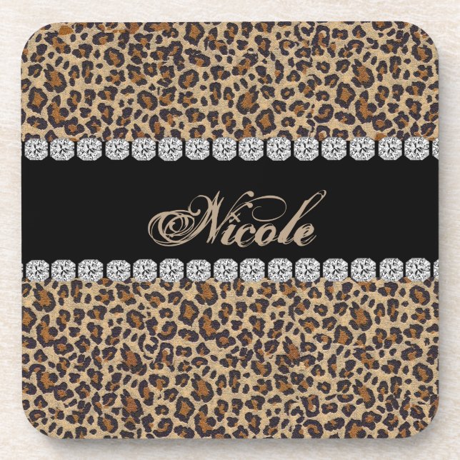PERSONALIZED Hard plastic coaster (Front)