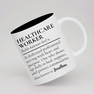 Personalized Healthcare Worker Mug Thank You Gift