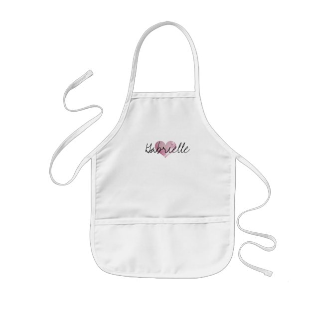PERSONALIZED HEART apron (Front)