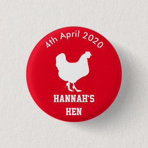Personalized Hen Night Badge