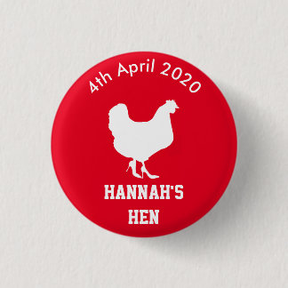 Personalized Hen Night Badge