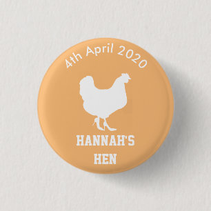 Personalized Hen Night Badge