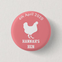 Personalized Hen Night Badge