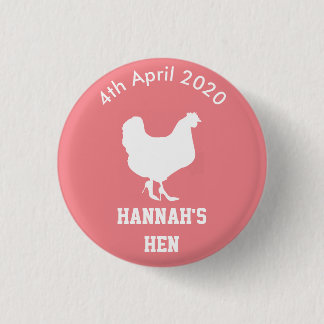 Personalized Hen Night Badge