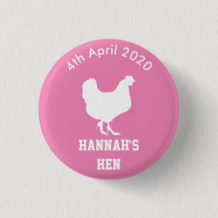 Personalized Hen Night Badge