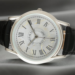 Personalized His & Hers Roman Numeral Watch