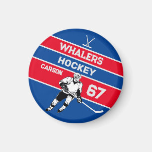 Personalized Hockey Magnet
