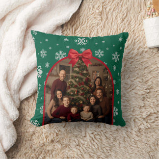 Personalized Holiday Cushion with Editable photo