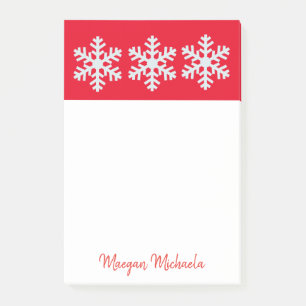 PERSONALIZED HOLIDAY Post-it notes