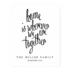 Personalized Home is Where We Are Family Keepsake