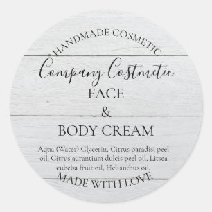 Personalized Homemade Cosmetic Label