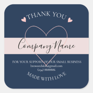 Personalized Homemade THANK YOU Label