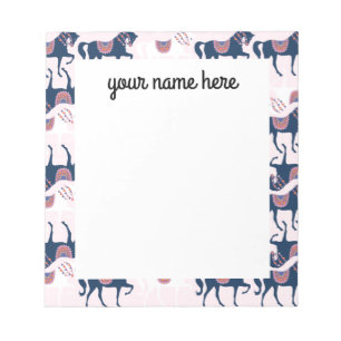 Personalized Horse Notepad