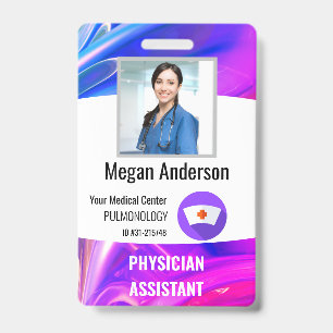 Personalized Hospital Employee Photo ID Badge