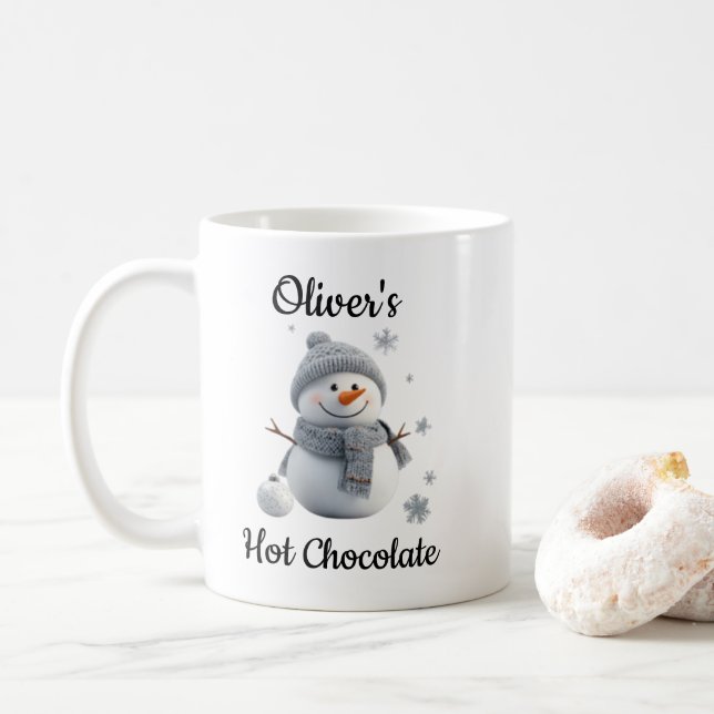 Personalized Hot Chocolate Mug for Kids (With Donut)