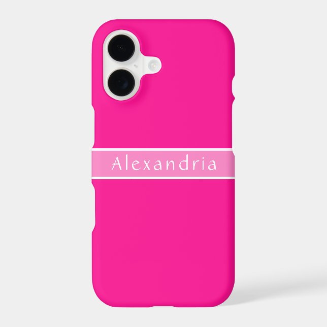 Personalized Hot Pink and Pink (Back)