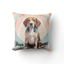 Personalized Hound Pillow