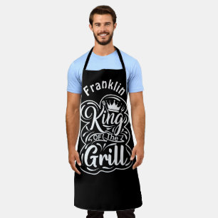 Personalized Humorous Fathers Day BBQ Chef  Apron