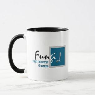 Personalized Humorous Fun Man, Pun Typography Art Mug