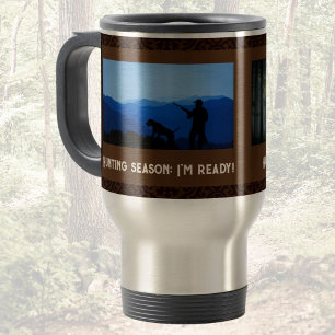 Personalized Hunting Retirement Gifts for Dad Travel Mug