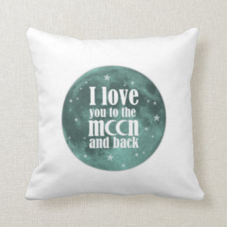 PERSONALIZED I LOVE YOU MORE reversible lovepillow Cushion
