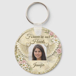 Personalized In Memorial Photo Template Key Ring