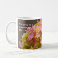 Personalized Inspirational Spring Hydrangea Flower