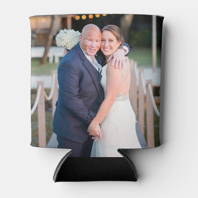 Personalized Insulated Can cooler, Custom photo ca Cooler (Front)