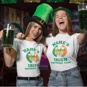 Personalized Irish Drinking Team 3 Women's T-Shirt