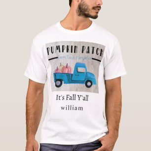 Personalized It's Fall Y'all T-Shirt