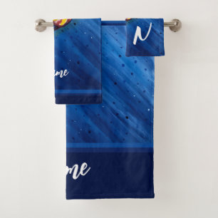 Personalized Jellyfish Bath Towel Set