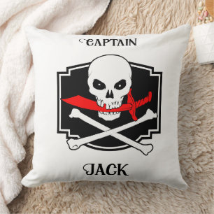 Personalized Jolly Roger (Cutlass)  Cushion