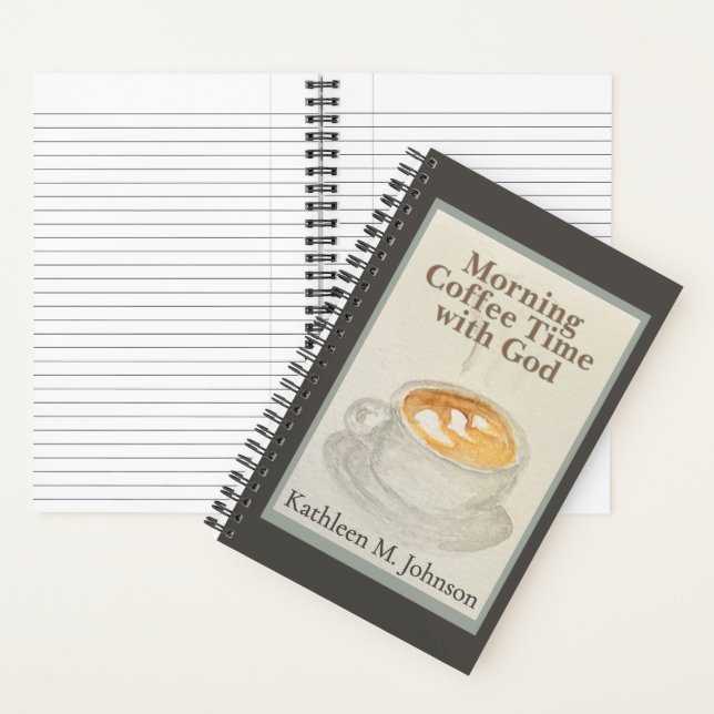 Personalized Journal: Morning Coffee Time with God Notebook (Inside)