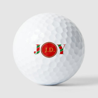 Personalized Joy GOLFMAS Christmas Golf Ball