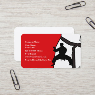 Personalized Judo instructor - Karte Business Card