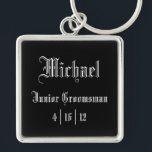 Personalized Junior Groomsman Keychain<br><div class="desc">Personalized Junior Groomsman Keychain</div>