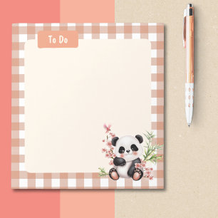Personalized Kawaii School To Do Notepad