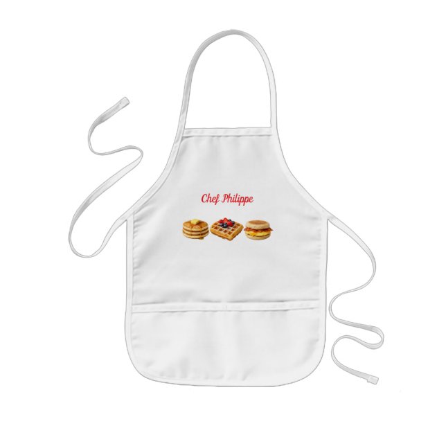 Personalized kid apron, custom name kid apron (Front)