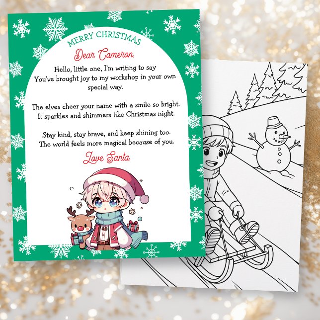 Personalized Kid's Letter from Santa  (Creator Uploaded)