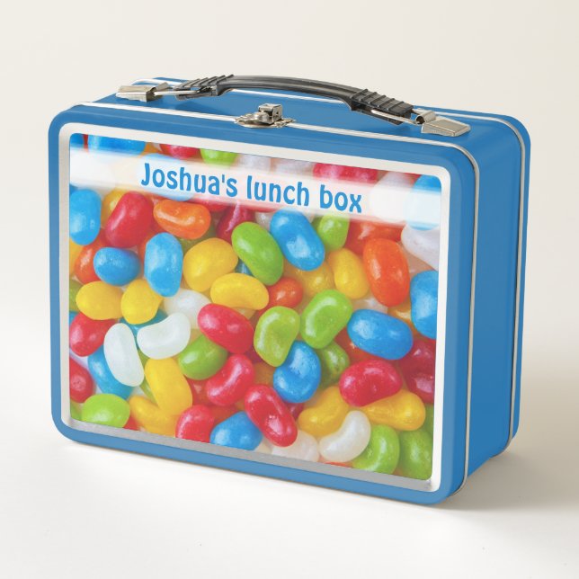 Personalized Kids' Pick and Mix Candy Metal Lunch Box (Front)