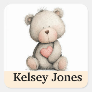 Personalized kids stickers colorful