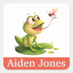 Personalized kids stickers colorful