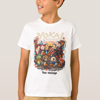 Personalized Kids Yokai Halloween T-Shirt