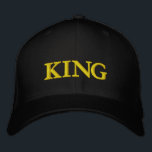 Personalized KING Embroidered Baseball Cap<br><div class="desc">Stand out with this custom KING embroidered baseball cap. Made from durable, comfortable fabric with an adjustable fit, it’s perfect for daily wear, sports, or gifting. The bold embroidery adds a personalized, stylish touch while keeping a long-lasting, high-quality finish.</div>