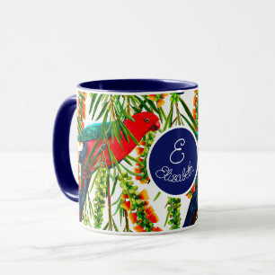 Personalized King Parrot Pattern Mug