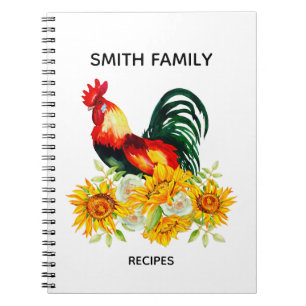 Personalized Kitchen recipes Notebook
