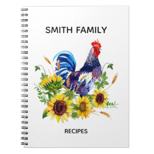 Personalized Kitchen recipes Notebook
