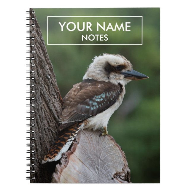 Personalized Kookaburra Notebook (Front)